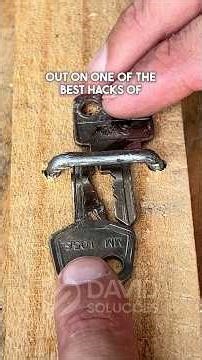 Unlocking the impossible: two keys, one genius hackSimple, smart#GeniusHack #ToolTrick #SmartIdea