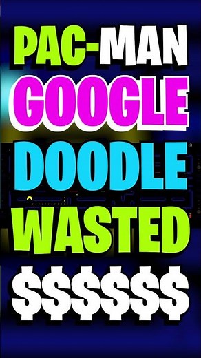 Why Did Pac-Man Google Doodle Cost Millions? #Shorts #Gaming #GamingHistory #GameDev