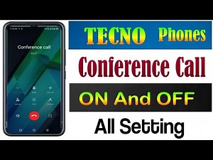 Online Tecno Call Conference Setting/How to Turn on Conference Call Tecno
