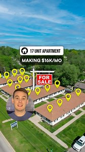 🔢 17 Unit Apartment Complex Can Make You 200k 🏡 The road to financial freedom begins with having a big goal in mind. This 17 unit apartment complex will make you 16k per month just by collecting rent from your tenants. With 200k in rent collected per year, you won’t ever have to worry again about how to make money. Use my Cap Rate Calculator to analyze any investment property and compare any deal that you want. Choosing an investment with above a 7% cap rate will guarantee you cash flow every 