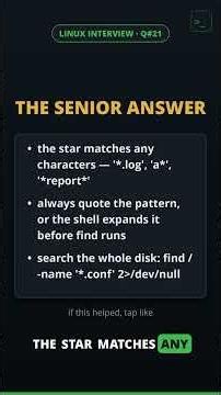 find with wildcards, anywhere | Linux Interview Q#21 Part 2