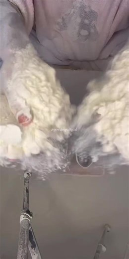 I’m so tired today 🫩 #powderplay #livehighlights #asmr #oddlysatisfyingvideos #powder