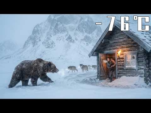 –76°C Siberian Blizzard: 90YearOld Woman Rescues Abandoned Cub—Mother Bear vs Wolves, Gift of Thanks