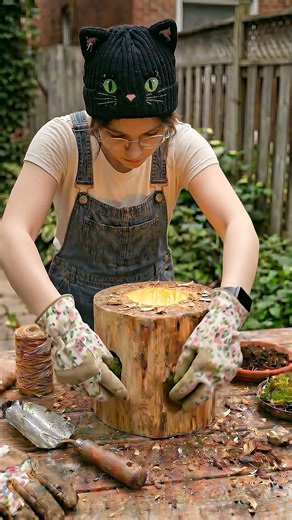 DIY Garden Lights That Look $1000 Expensive 🌿✨ #garden #gardening#backyard