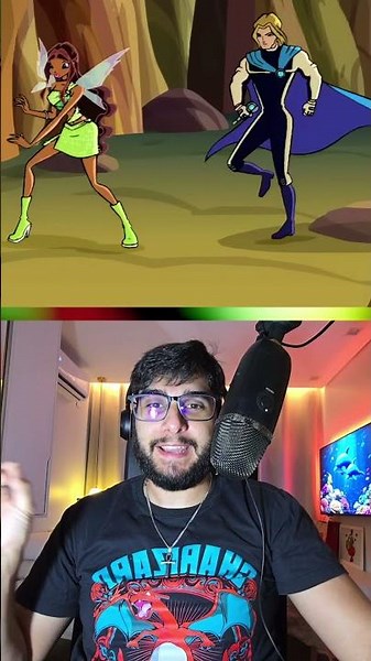 Why does Aisha/Layla scream when transforming into a fairy in Winx Club?