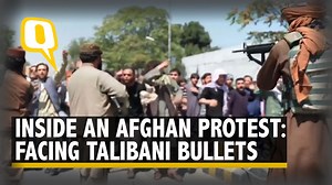 10K views · 164 reactions | Watch what goes on inside a protest march against the Taliban in #Kabul. Even as #Taliban fighters brandish guns in the faces of protesters, hundreds take to streets daily to voice their anger against the new Taliban regime. Their resolution is undeterred, even when facing firings and bullets. | The Quint | Facebook