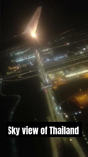 Breathtaking Sky View of Thailand at Night 🌃✨ | Aerial Nightscape!