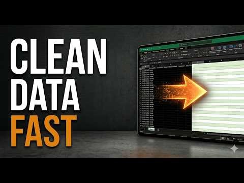 Clean Excel Data in 60 Seconds (Power Query Trick)