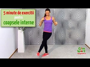 Exercitii pentru coapsele interioare - VIDEO 5 minute
