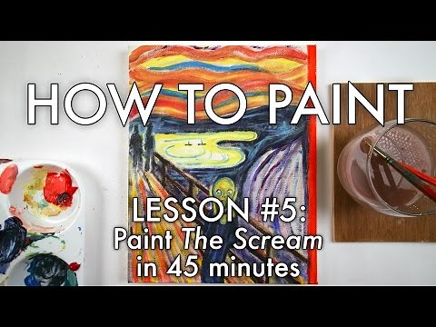 Paint Edvard Munch's "The Scream" (for beginners) - How to Paint #6 - MV53