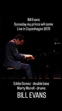 BILL EVANS - Someday my prince Will come #billevans #jazzpiano #jazx #disney #pianofortejazz #music