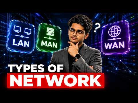 Types of Networks | Networking Fundamentals | LAN, MAN & WAN Explained for Beginners | SB Edutech