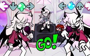 Friday Night Funkin' - Old Selene vs New Selene (Attack) [Genderbend Battle]