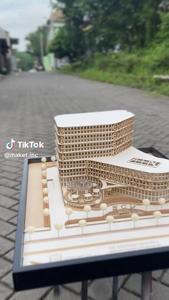 maket monokrom 🟤⚪️ #architecture #architecturestudent #maket #jasamaketjogja #jasamaket #maketarsitektur