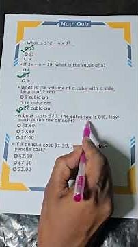 Ultimate Math Quiz Part 2 | Can You Solve These Math Questions?