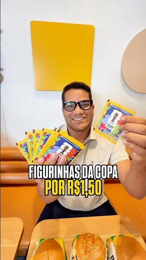 WORLD CUP STICKERS FOR R$1.50 at McDonald's on the 99 Food app