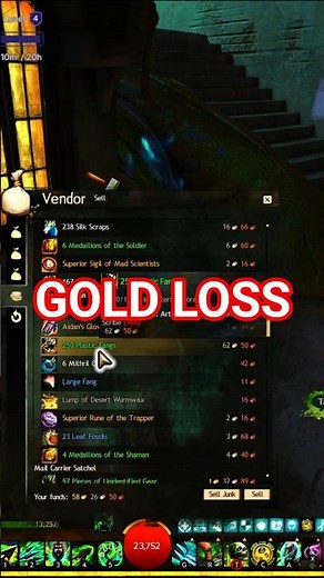 ( SELL TO NPC BETTER) DONT LOSE GOLD ON THIS ITEM ! #gw2 #guildwars2 #mmorpg #reaper