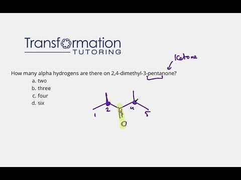 How To Identify Alpha Hydrogens In A Molecule (with an example!)