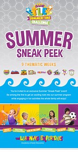 Summer Camp Sneak Peek Event in Hillsborough at The Learning Experience