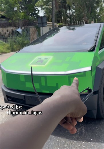 Buju Banton Spotted in Lagos in Tesla Cybertruck