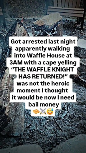 The Cape Stunt That Got Me Arrested at Waffle House 🧇⚔️ #gone wrong
