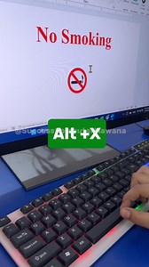 12K views · 108 reactions | How to Make No Smoking Symbol in MS word ||. #excelforbeginners#msexcel #Tally Courses #OfficeLessons #TechTips #TallyGuides #SpreadsheetSkills #ExcelData #WorkSmarter #TechTutorial#facebookviral #FacebookReelsContest #facebookreelsviral #OfficeHacks #ExcelMastery #mehboobrajput#successcomputermawana #excelshorts #Windows | successcomputermawana | Facebook