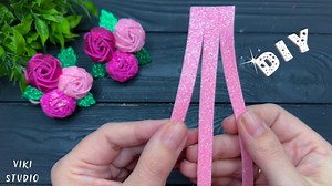 Amazing Roses from EVA Foam Easy Flowers DIY Tutorial Crafts #diy #craft #tutorial #flores | VIKI Studio DIY