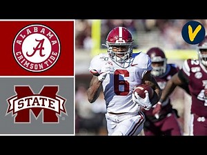 #5 Alabama vs Mississippi State Highlights | Week 12 | College Football | 2019