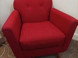 Grey Chaise Sofa Universal- Delivery Available