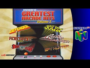 Nintendo 64 Longplay: Midway's Greatest Arcade Hits Vol. 1