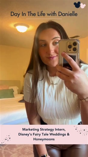An internship straight out of a fairy tale 🥰✨ #DisneyInterns #DisneyWeddings #LifeatDisney