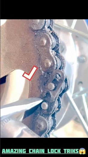 ⚡ Chain Lock Removal Trick Without Any Special Tool! 🔧😲