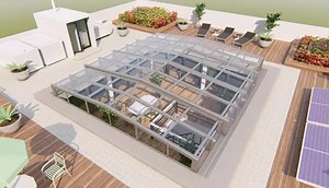 Retractable Roof Above Ground Patio Enclosures Outdoor Swimming Pool Covers Telescopic Customized Sunroom