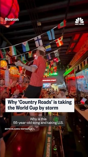 Why 'Country Roads' is taking the World Cup by storm