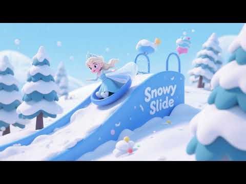 Elsa’s Snowy Slide 3❄️🛷 | A Magical Winter Adventure!