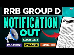 RRB Group D Notification 2026 | 22000 Post | Group D Vacancy, Eligibility, Syllabus, Exam Pattern