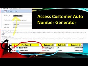 Access - Custom Auto Numbers