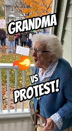 Grandma Vs Protest