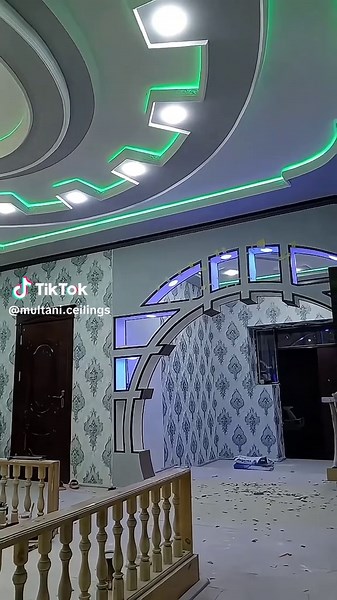 Diseños modernos de techos para salones