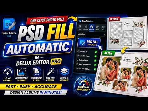 PSD Fill Options in Delux Editor Pro