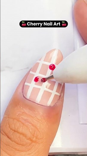 POV: You Create STUNNING Nail Art At Home! 🍒