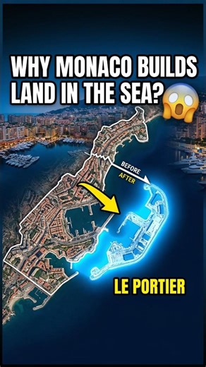 Why Tiny Monaco Spends Billions Expanding Into the Sea 🤯🌊