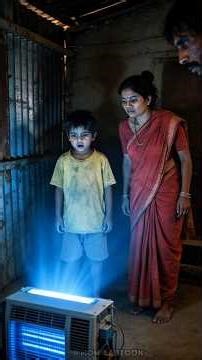 গরিব বাবা নিজেই এয়ারকন্ডিশনার বানিয়ে ফেলল 🤯 #shorts #hardwork