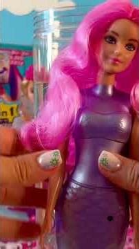 Barbie color reveal 💗 #unboxing #toy #barbiecolorreveal