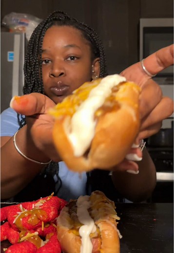 ASMR Chili Cheese Dogs Mukbang Experience