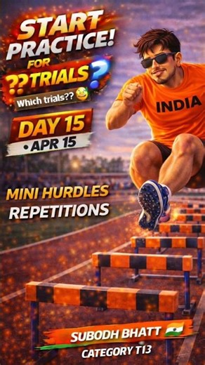 DAY 15 | MINI HURDLES |#running #sprinting #athletelife #400mtr #subodhbhatt #sathleticx #army #vlog