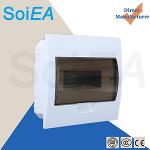 [Hot Item] Plastic MCB dB Distribution Box Busbar Flush and Surface Mounted Embedded Installation Home Use Electrical Plastic Distribution Box