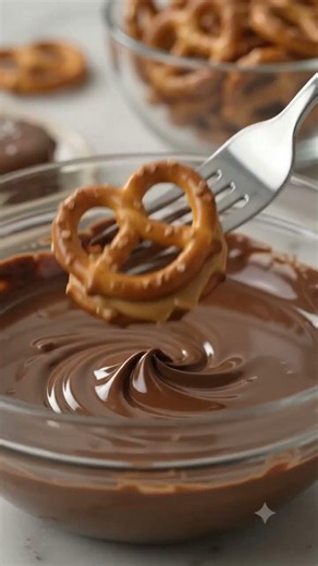 🥨 Chocolate Peanut Butter Pretzel Bites | Easy Sweet & Salty Snack #shorts #reels #recipe