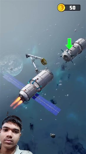 Galactic Frontier: Aliens vs 2 Astronauts#viralshort #galacticfrontier #spacefaultier #spacefaultier