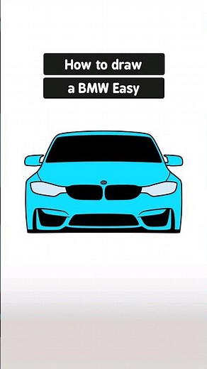 How to Draw a BMW Car Step by Step Easy